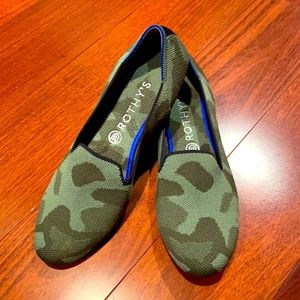 Green Camo Rothy’s Loafers